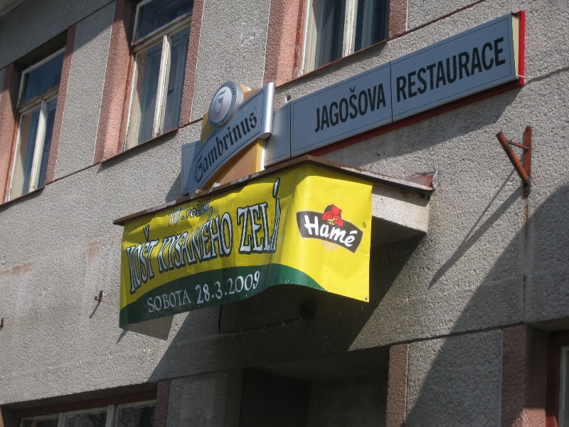 Košt zelá - Jagošova restaurace